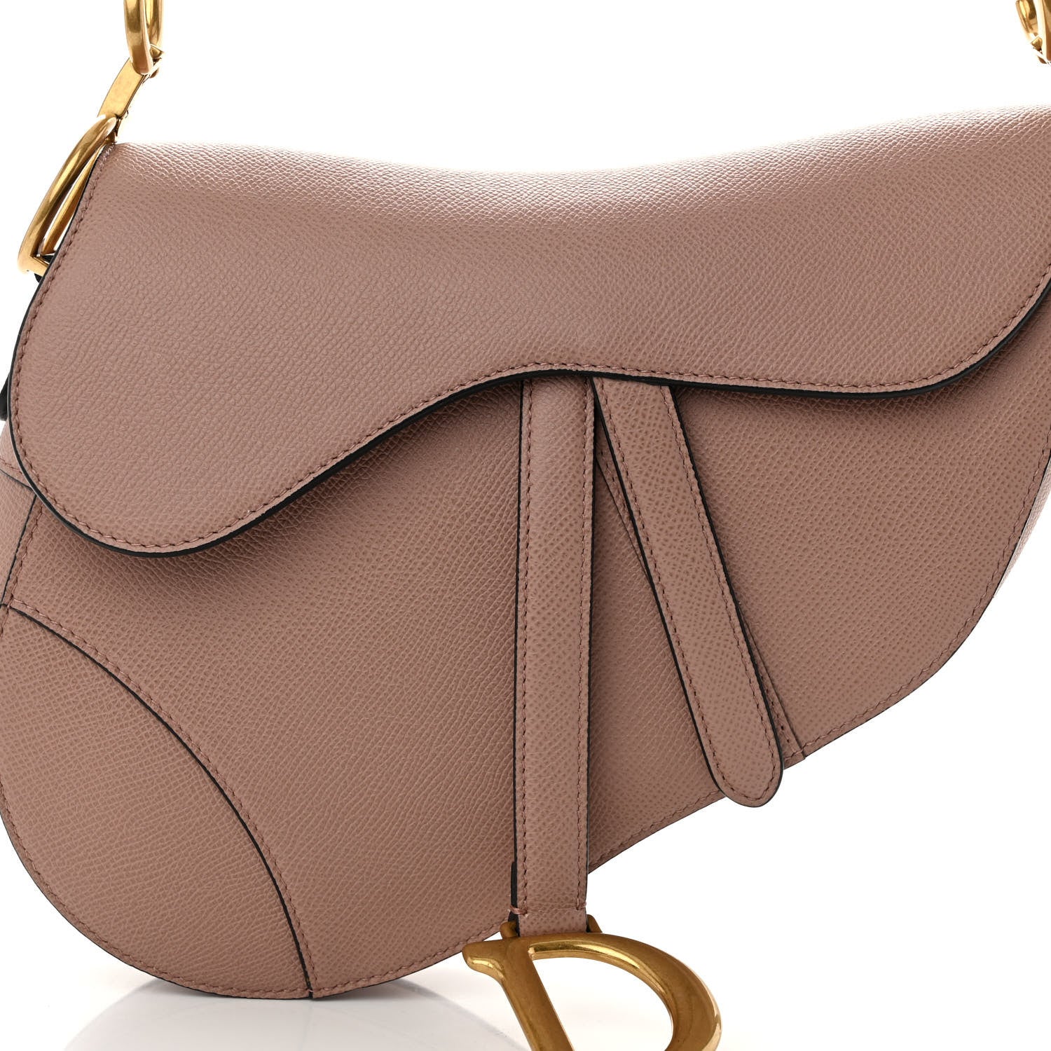 Christian Dior Grained Calfskin Saddle Bag Fard 7 of 9