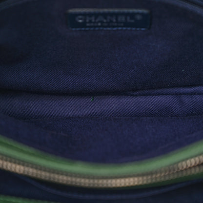Chanel Iridescent Calfskin Quilted New Bubble Tote Vert Fonce 5 of 17