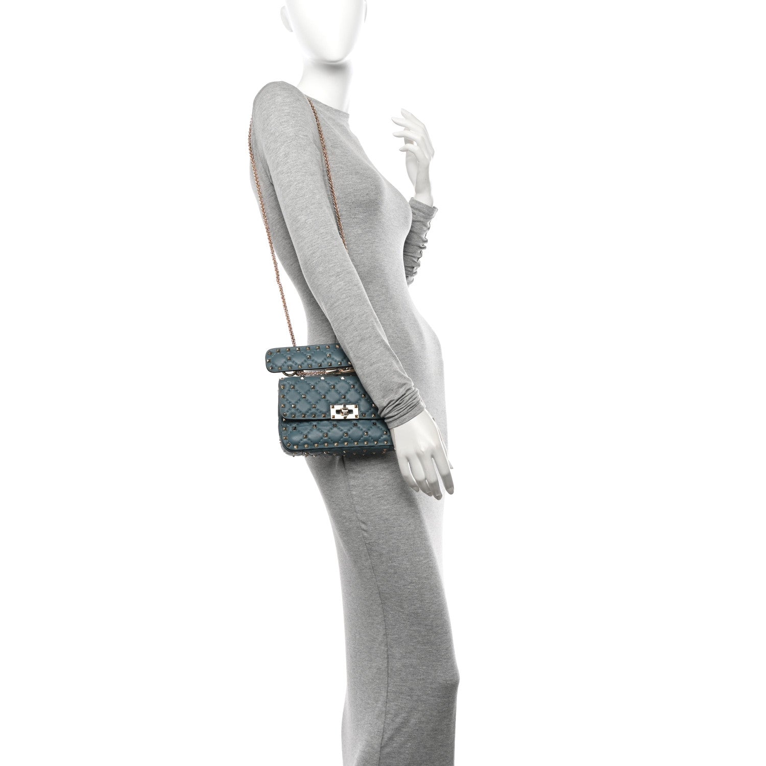 Valentino Garavani Nappa Small Rockstud Spike Shoulder Bag Amadeus 2 of 10
