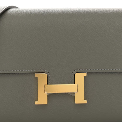 Hermes Evercolor Constance Long To Go Wallet Gris Meyer 10 of 12