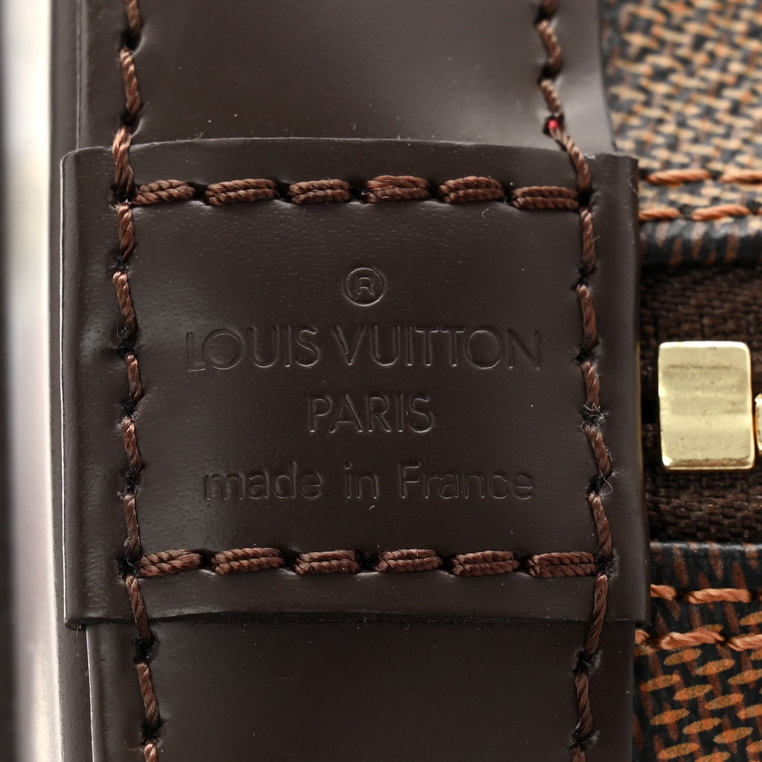 Louis Vuitton Damier Ebene Alma BB 6 of 10