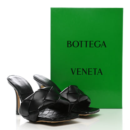 Bottega Veneta Nappa Maxi Intrecciato Lido Mule Sandals 38.5 Black 9 of 9
