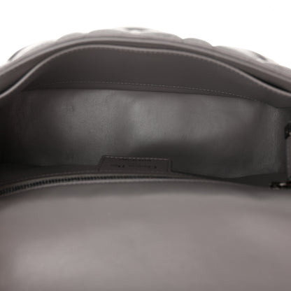 Christian Dior Calfskin Macrocannage Medium Caro Bag Iron Grey 5 of 13