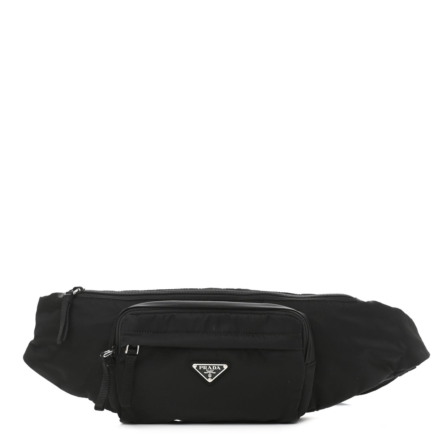 Tessuto Nylon Montagna Belt Bag Black