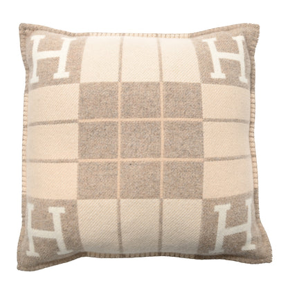 Hermes Wool Cashmere Avalon III Pillow PM Coco Camomille 1 of 3