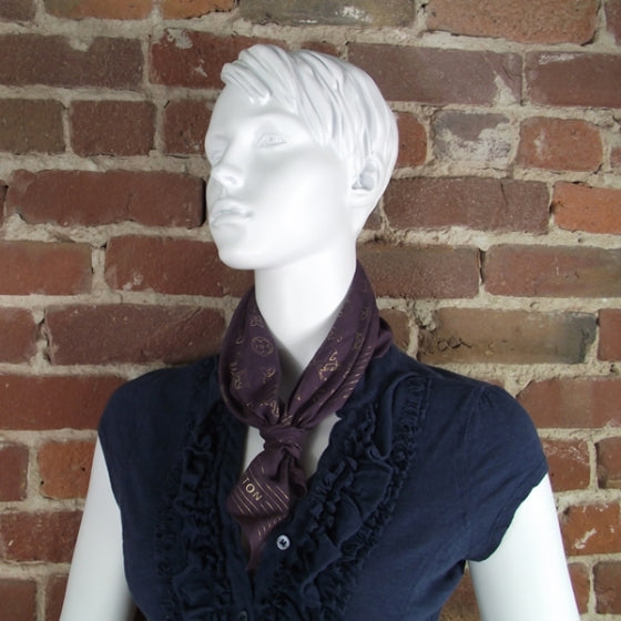 Louis Vuitton Cotton Monogram Scarf 2 of 5