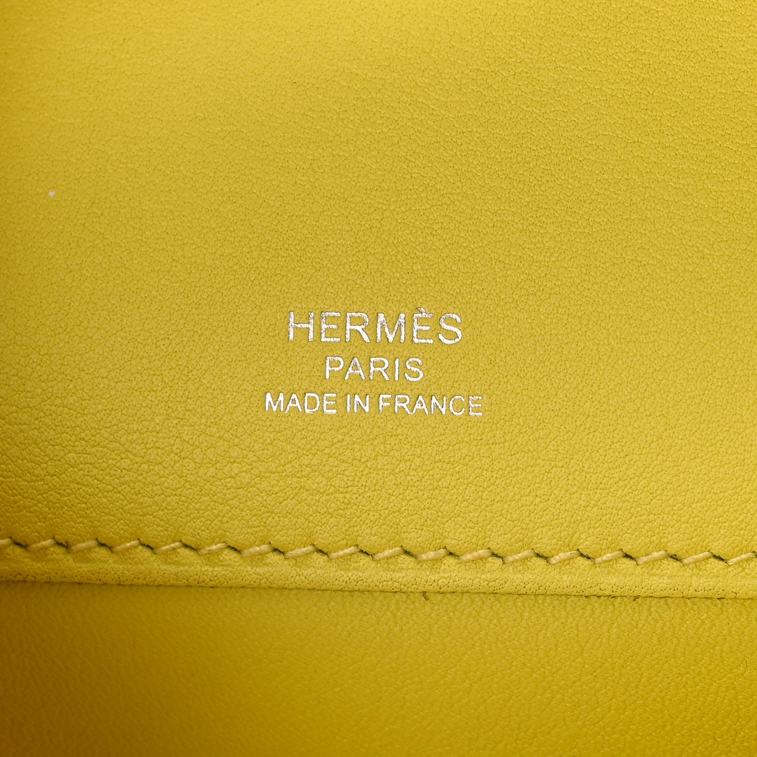 Hermes Swift Kelly Cut Clutch Pochette Lime 6 of 9
