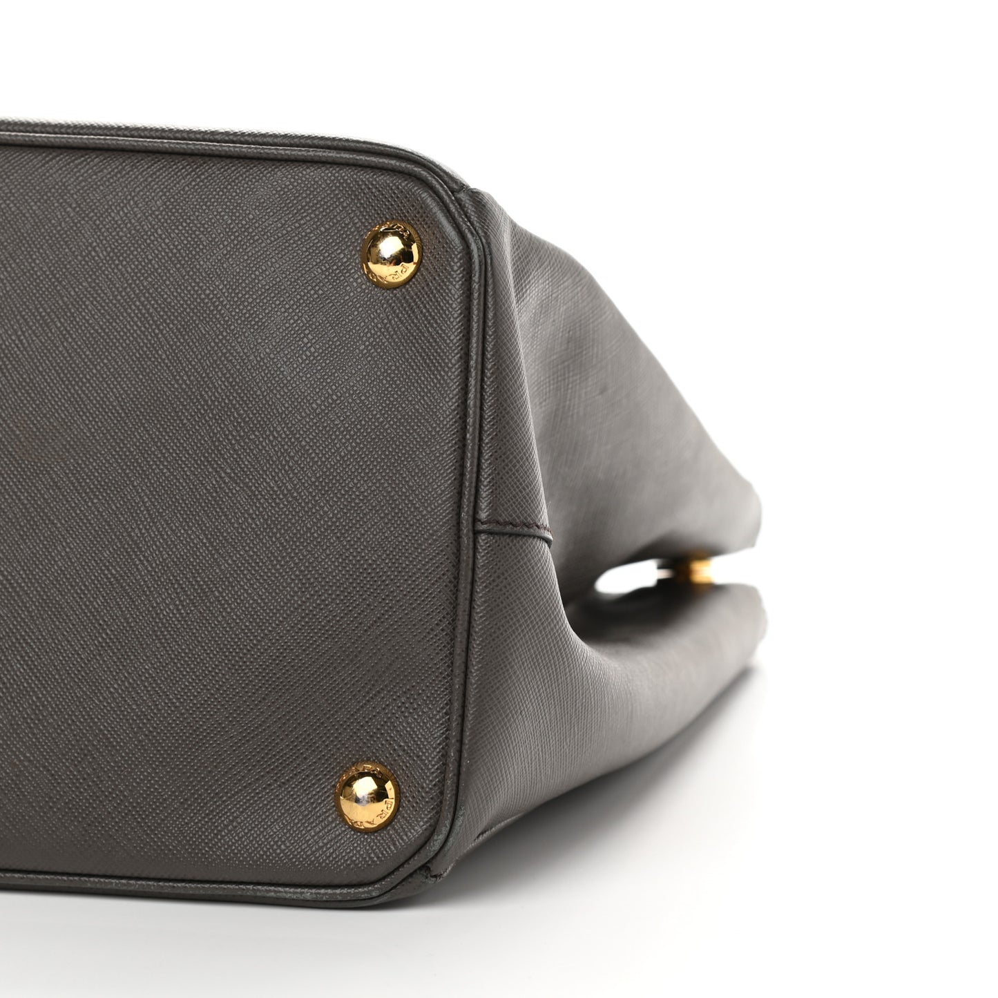 Saffiano Lux Large Galleria Double Zip Tote Grafite