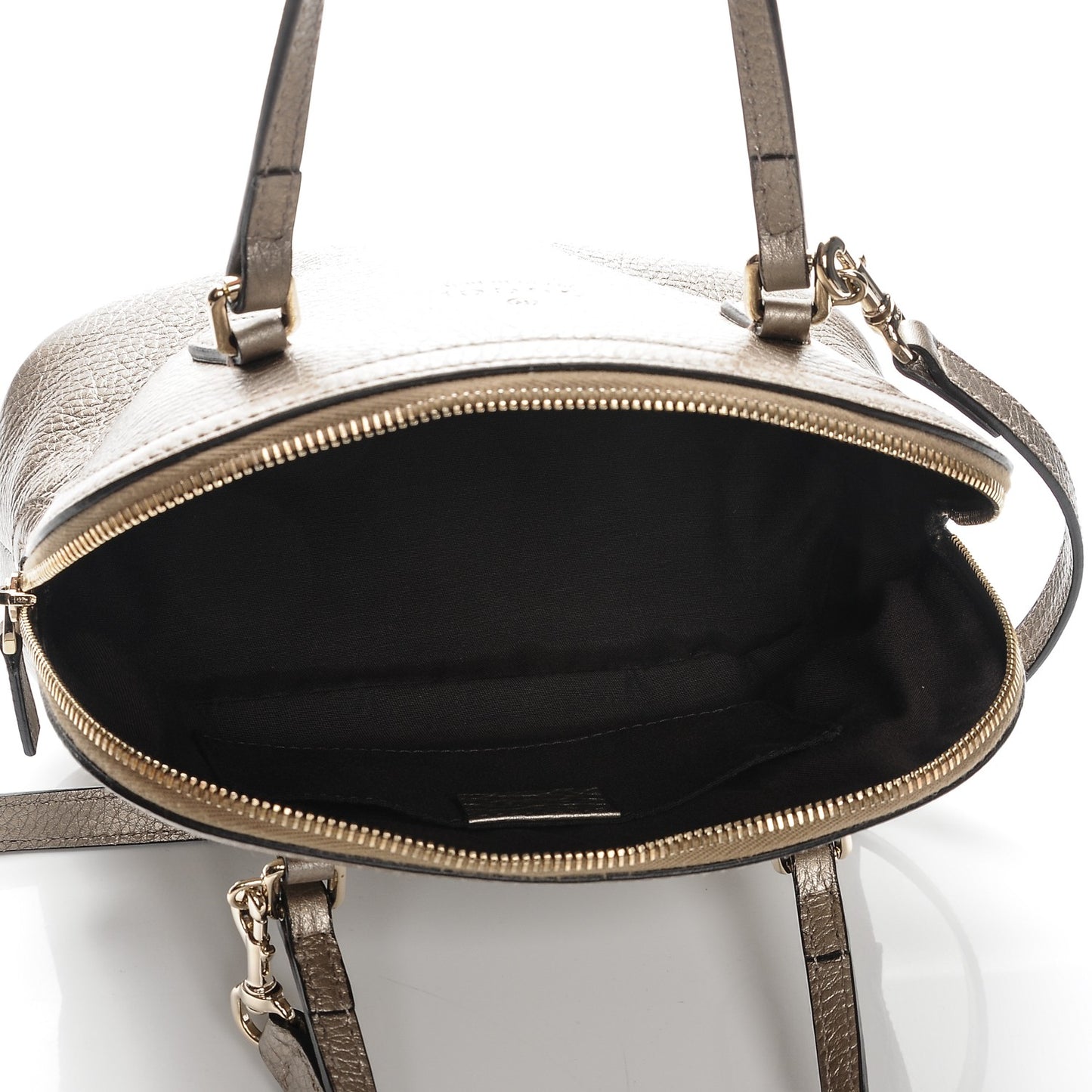 Calfskin Mini Dome Bag Pewter