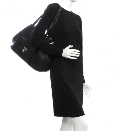Prada Vitello Daino Tote Nero Black 2 of 8