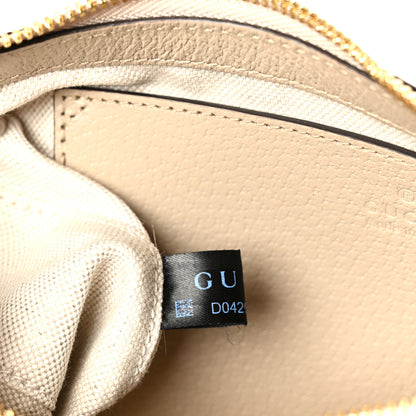Gucci GG Supreme Monogram Textured Dollar Calfskin Small Ophidia Hobo Beige Mystic White Oatmeal 8 of 12