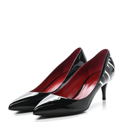 Valentino Garavani Patent VLTN Pumps 39.5 Black 3 of 10