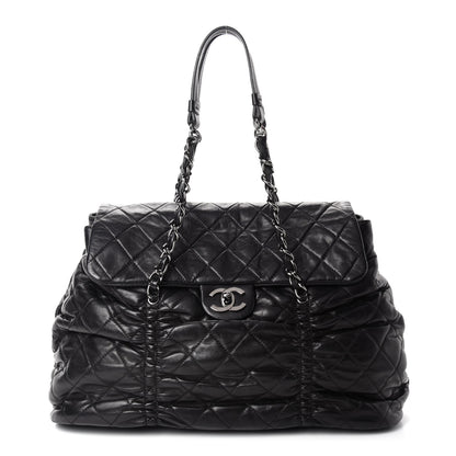 Chanel Lambskin Quilted Sharpei Flap Black 1 of 11
