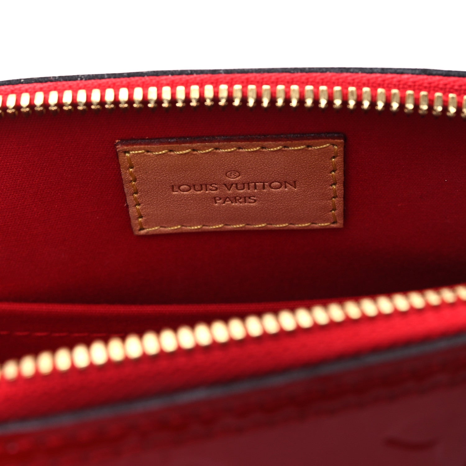 Louis Vuitton Vernis Alma BB Cherry 6 of 11