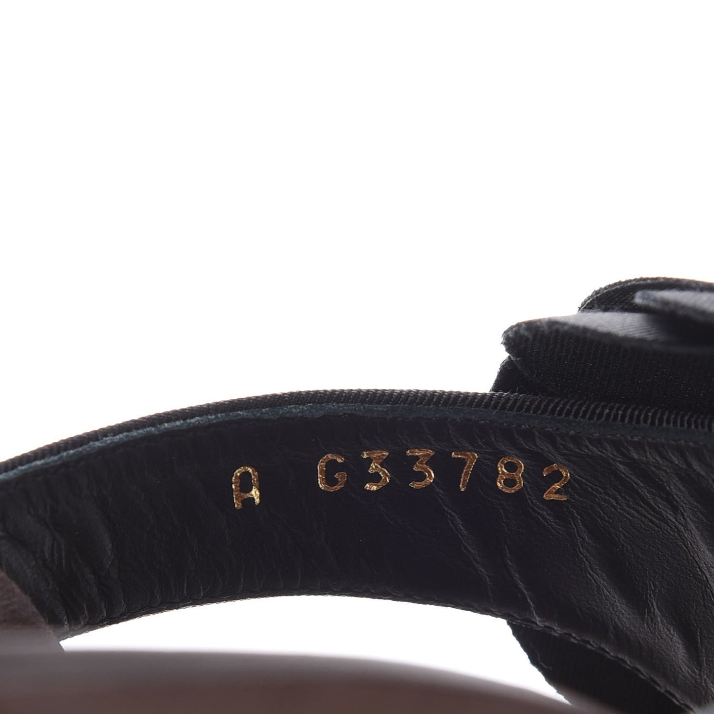 Grosgrain Camellia Thong Sandals 39 Black