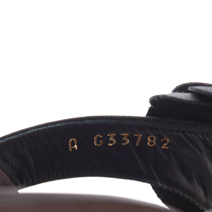 Chanel Grosgrain Camellia Thong Sandals 39 Black 8 of 9