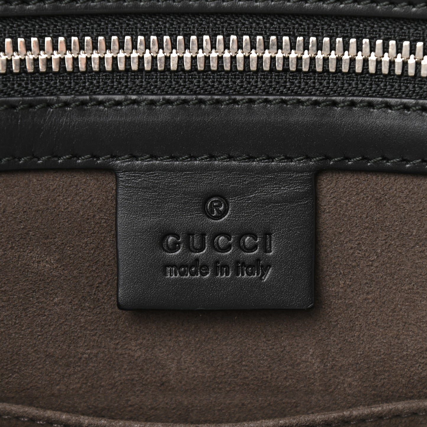 Guccissima Signature Briefcase Black