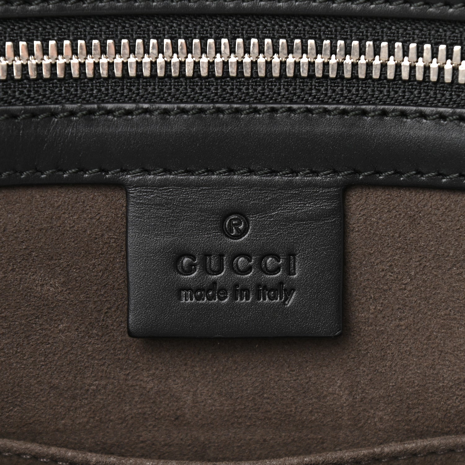 Gucci Guccissima Signature Briefcase Black 6 of 9