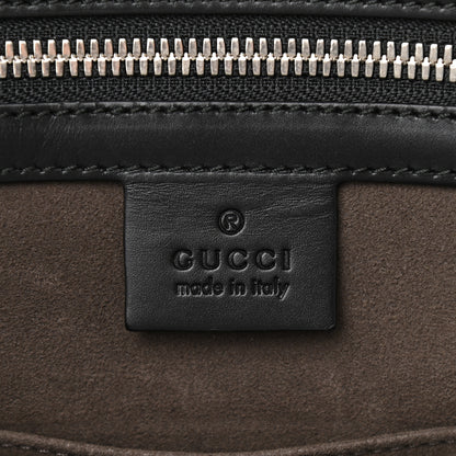 Gucci Guccissima Signature Briefcase Black 6 of 9