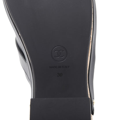 Chanel Calfskin CC Turn Lock Clogs 39 Black 7 of 9