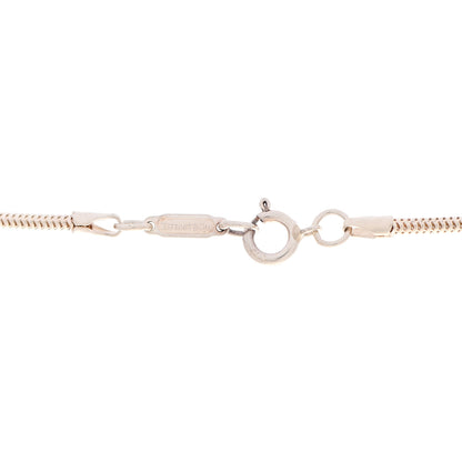 Tiffany Sterling Silver 1837 Bar Pendant Necklace 6 of 7