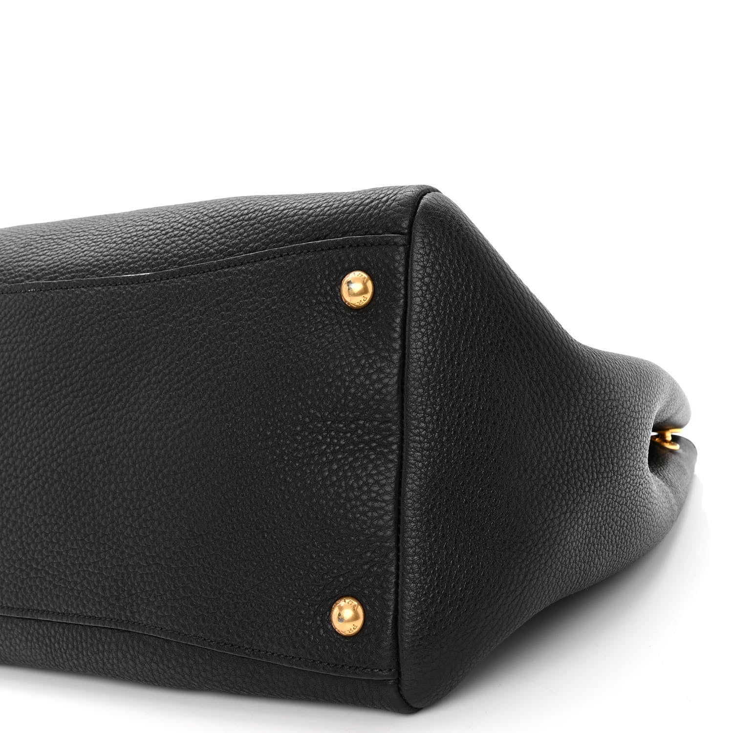 Prada Vitello Daino Shopping Satchel Black 9 of 11