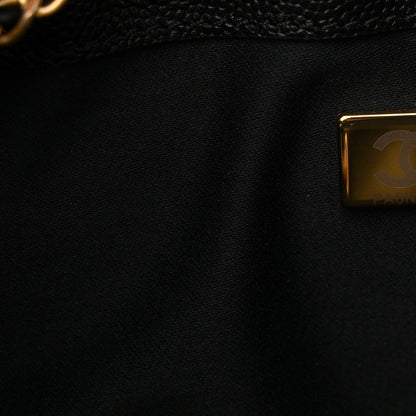 Chanel Caviar Quilted Medium Chanel 25 Handbag Black 8 of 11