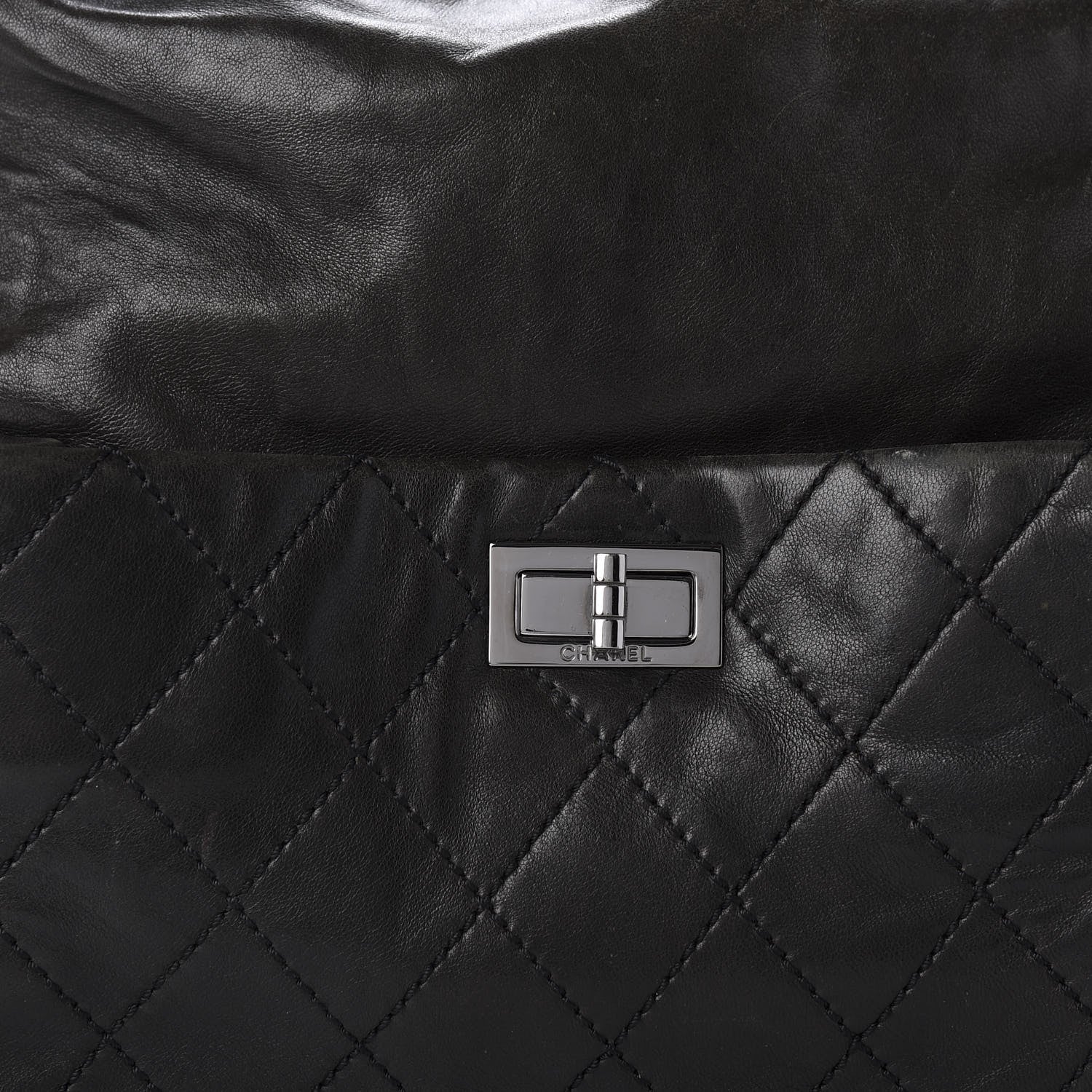 Chanel Lambskin Quilted Mademoiselle Hobo Black 10 of 10