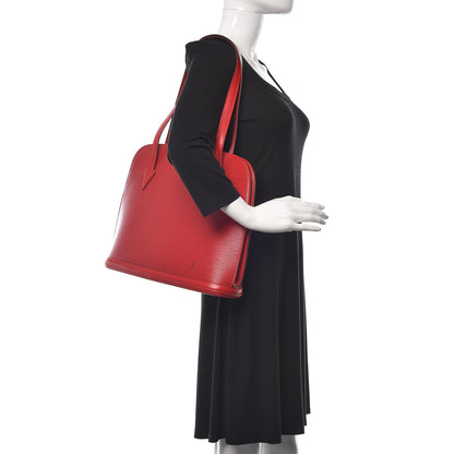 Louis Vuitton Epi Lussac Castillan Red 2 of 8