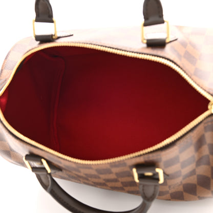 Louis Vuitton Damier Ebene Speedy 30 5 of 9