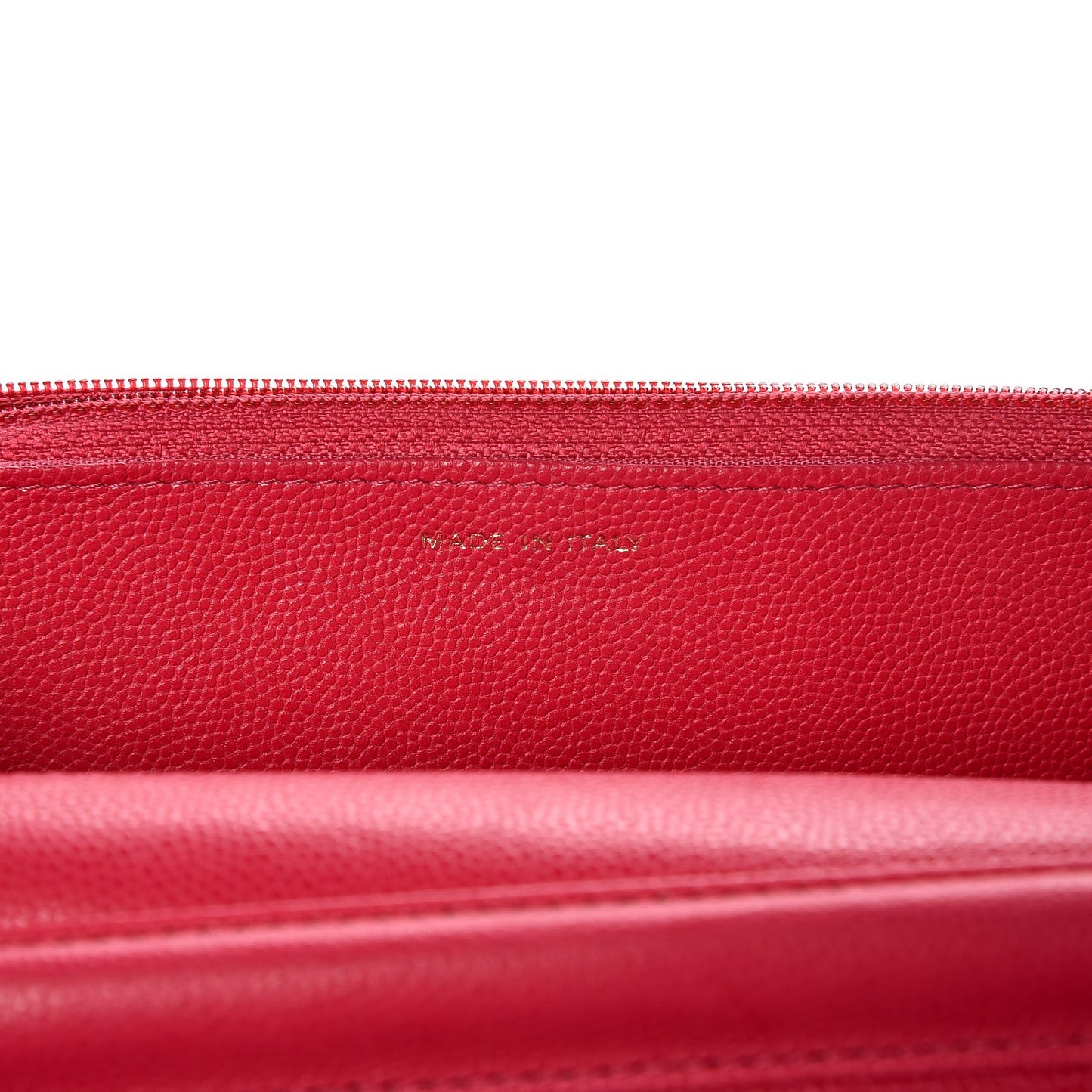 Caviar Camellia Embossed Wallet On Chain WOC Fuschia