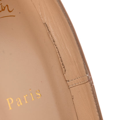 Christian Louboutin Patent So Kate 120 Pumps 40 Nude 9 of 17