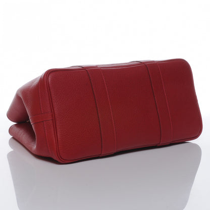 Hermes Fjord Garden Party Tote 36 MM Rouge Garance 4 of 8
