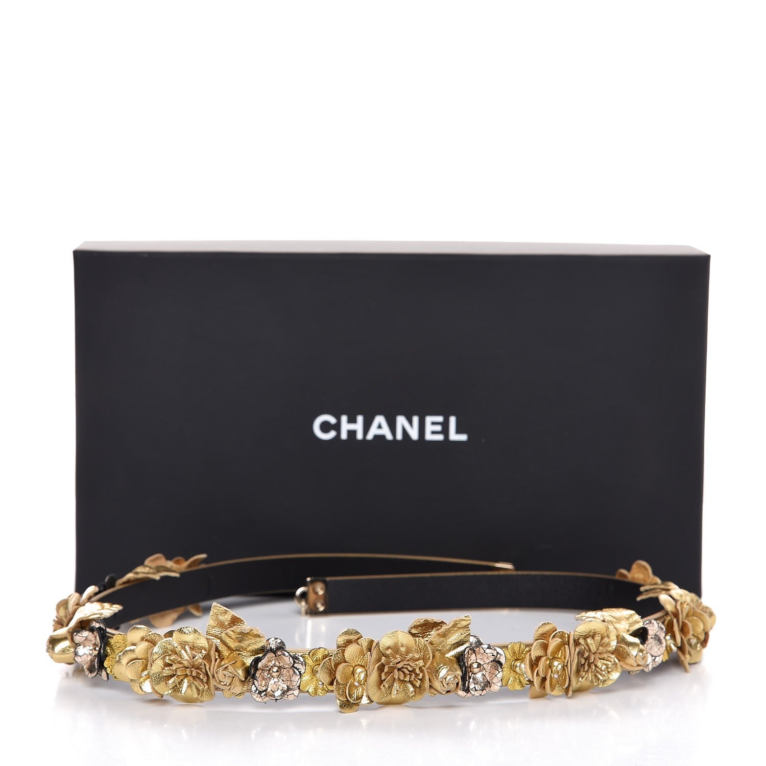 Chanel Metallic Lambskin CC Belt 75 30 Gold 8 of 8