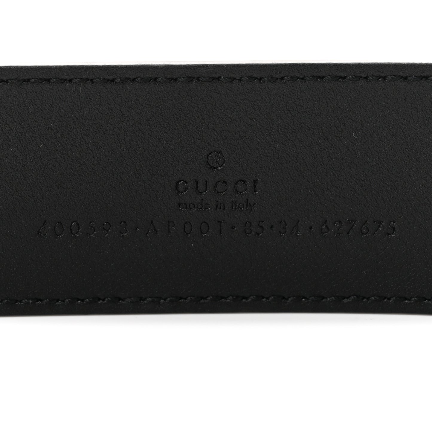 Calfskin Double G 40mm Belt 85 34 Black