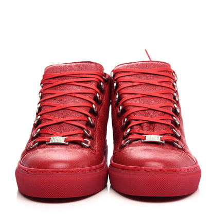 Balenciaga Agneau Areana Opaque Womens High Top Sneakers 41 Rouge Grenade 2 of 10