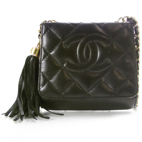 Black Quilted Shoulder Bag