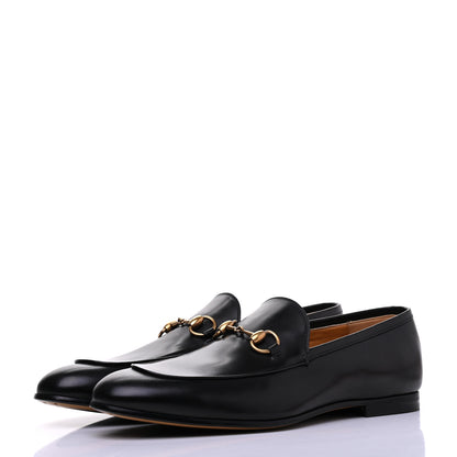 Gucci Calfskin Horsebit Mens Jordaan Loafers 9.5 Black 3 of 11