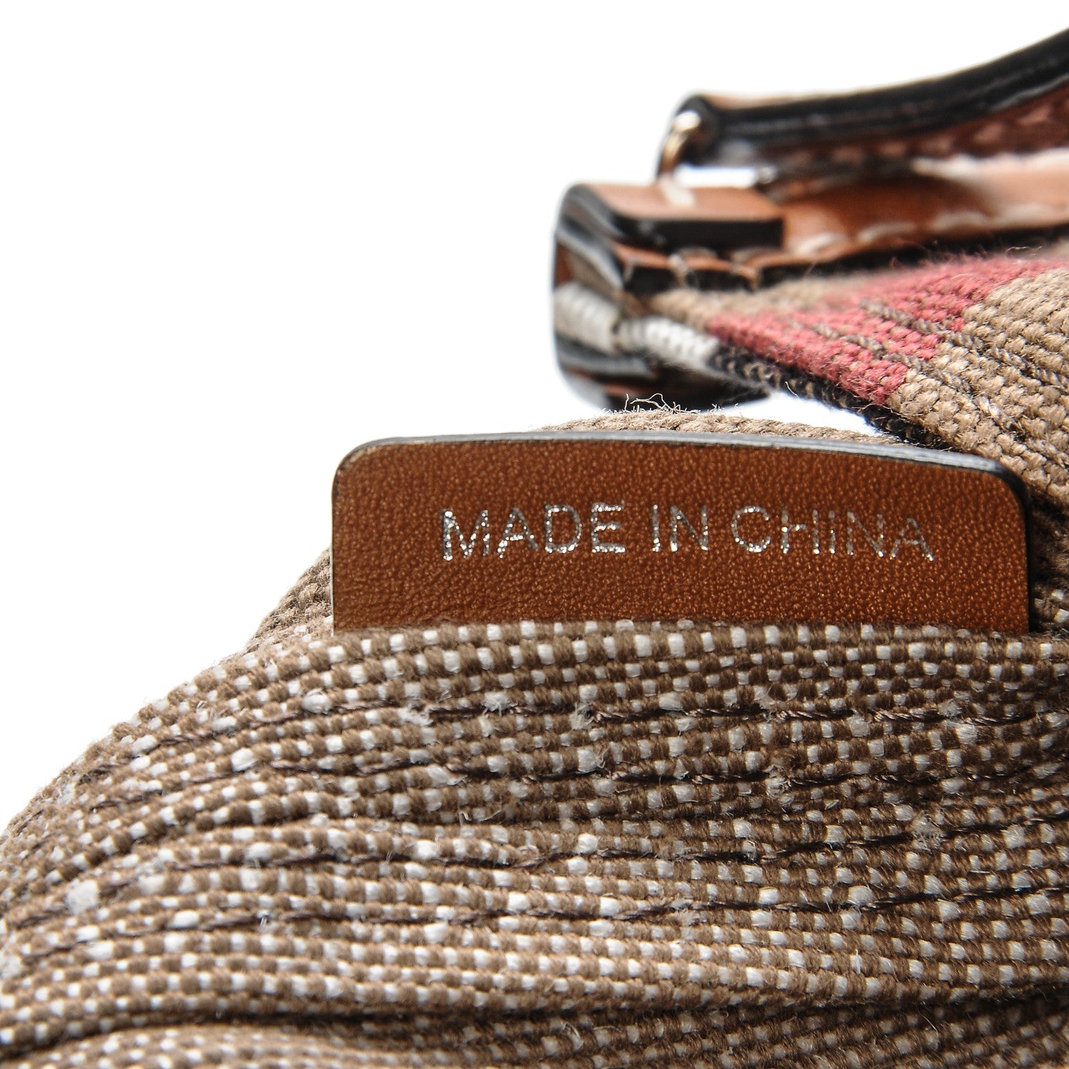 Burberry Canvas Mega Check Medium Maidstone Saddle Brown 9 of 10