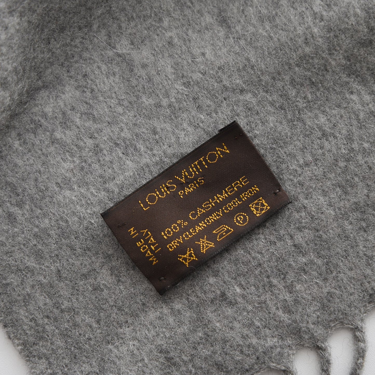 Cashmere Jhelam Muffler Scarf Grey