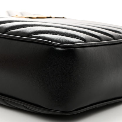 Saint Laurent Calfskin Matelasse Monogram Lou Camera Bag Black 10 of 11