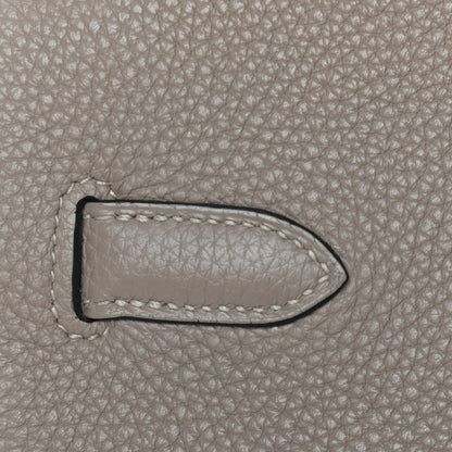 Hermes Taurillon Clemence Birkin 35 Gris Tourterelle 11 of 33