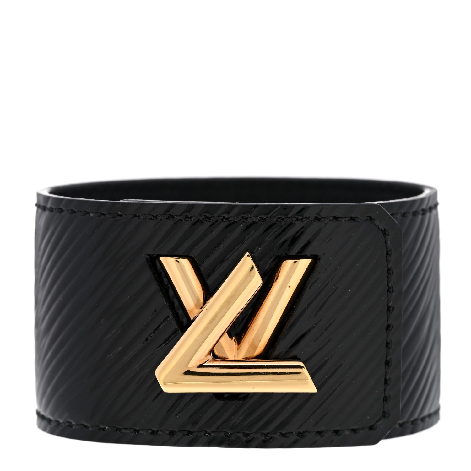 Louis Vuitton Epi Electric Twist It Cuff 17 Black 1 of 5
