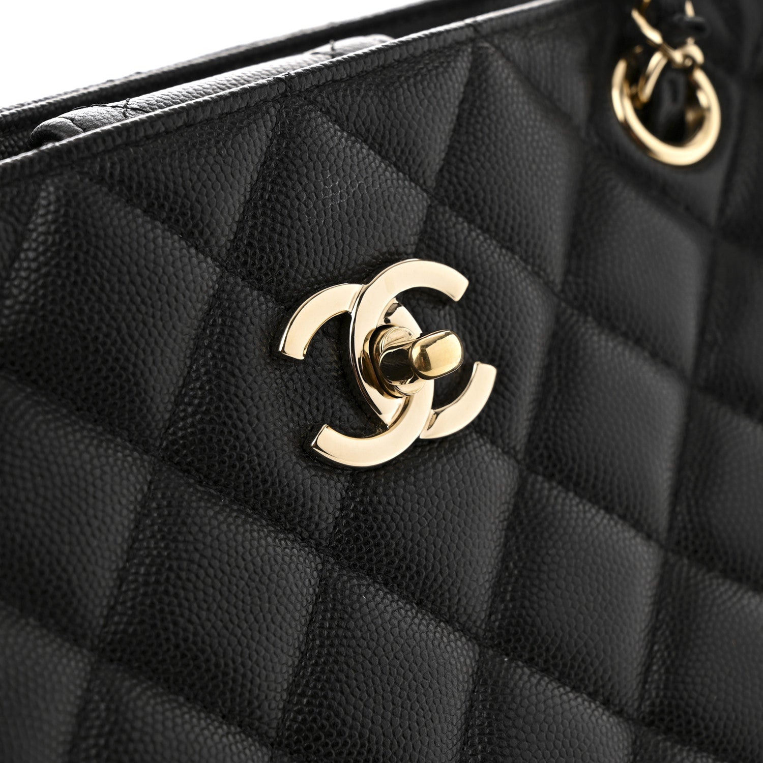 Chanel Caviar Quilted Large Shopping Tote Black 12 of 13