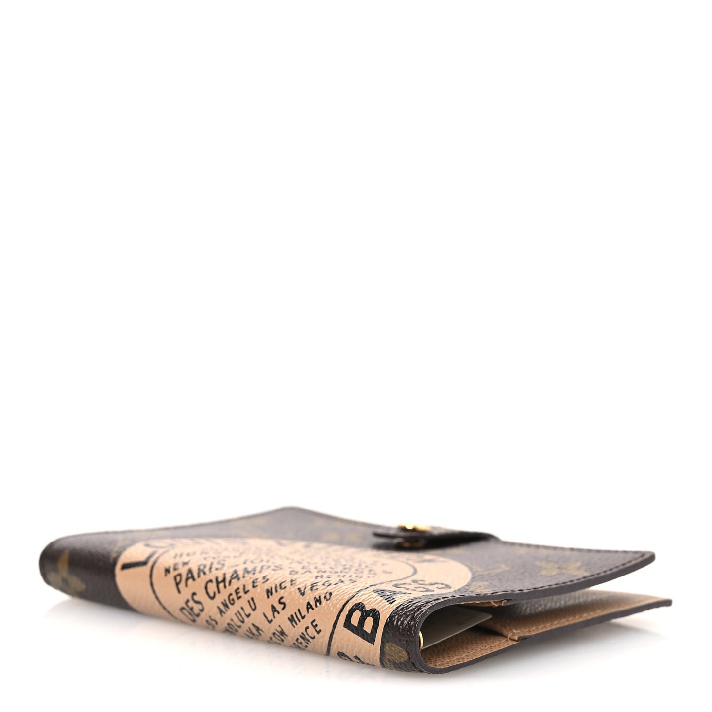 Monogram Complice Trunks and Bags Small Ring Agenda Cover Beige