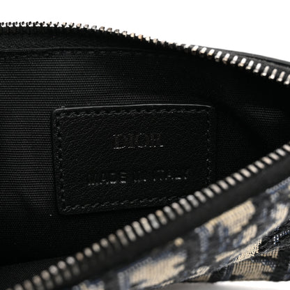Christian Dior Oblique Dior Pouch Wallet Black 6 of 7