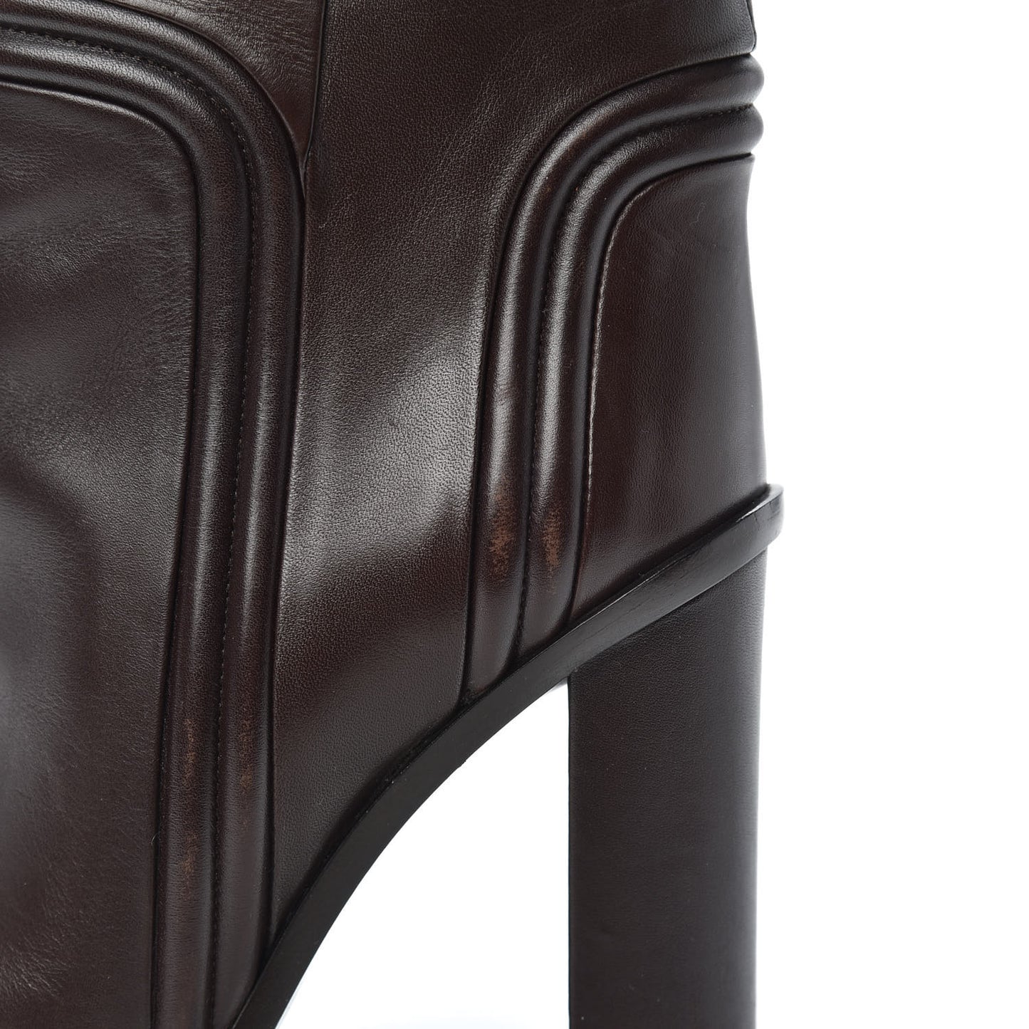 Calfskin Lifford Knee High Boots 35.5 Brown