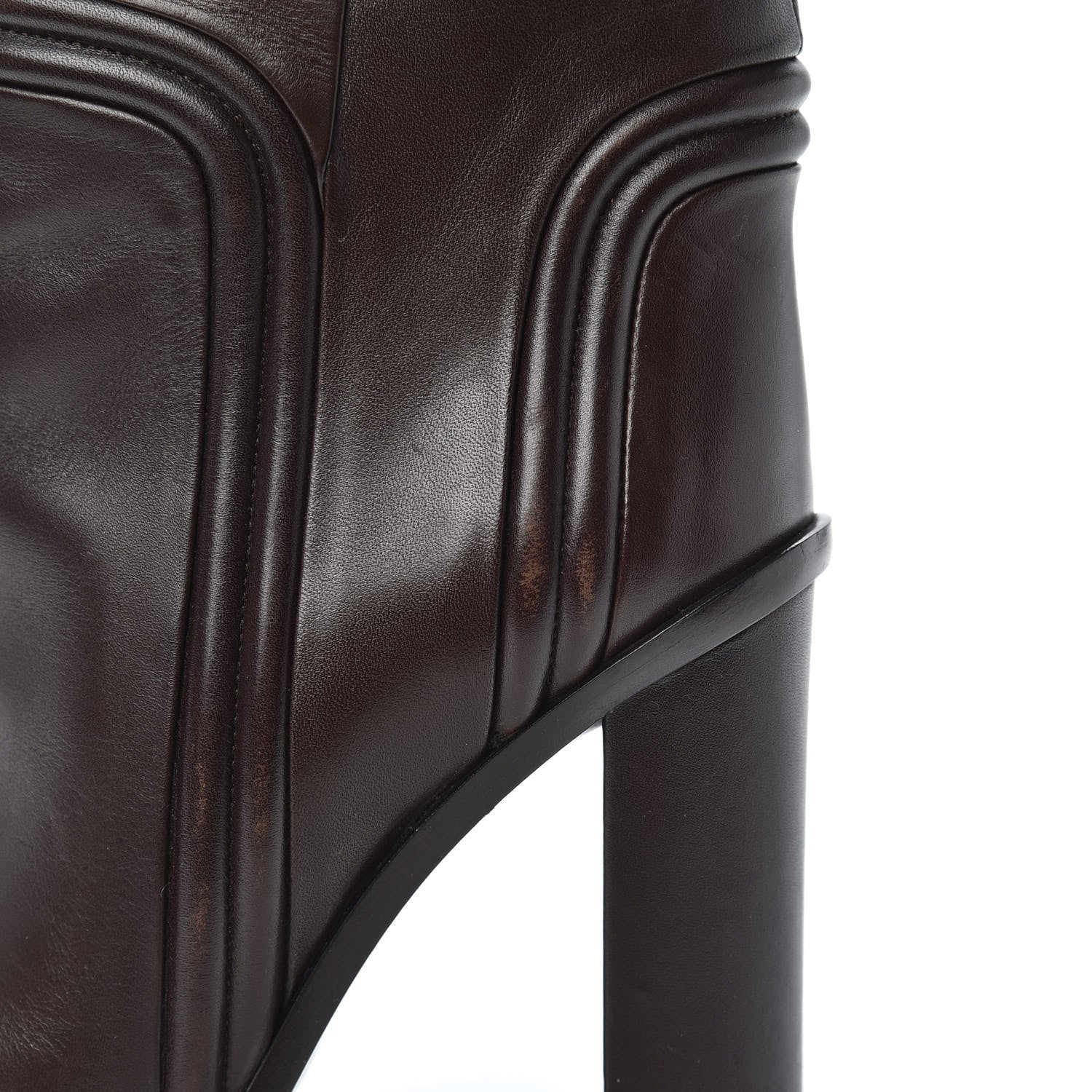 Gucci Calfskin Lifford Knee High Boots 35.5 Brown 7 of 9