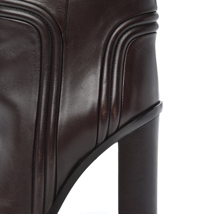 Gucci Calfskin Lifford Knee High Boots 35.5 Brown 7 of 9