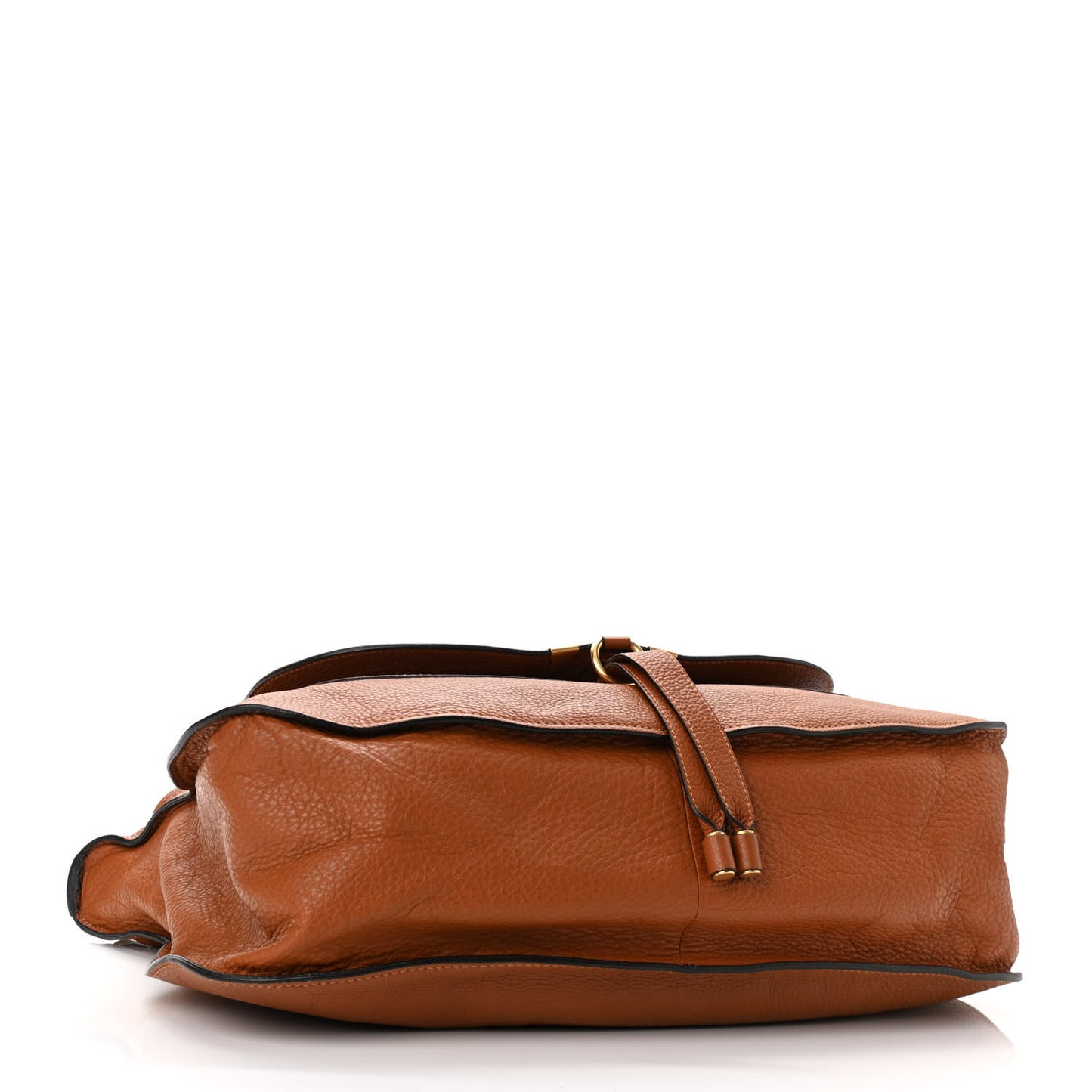 Calfskin Large Marcie Satchel Tan